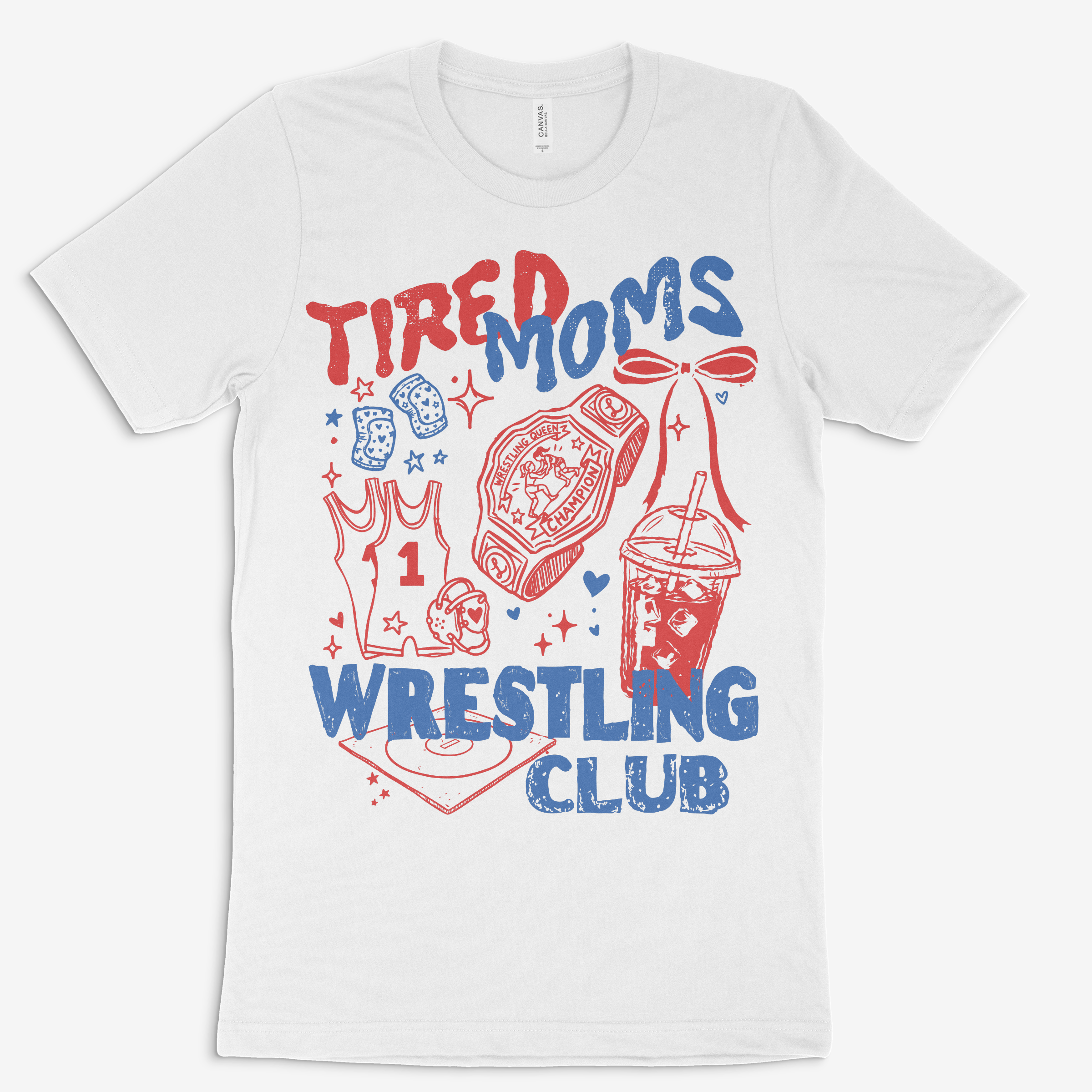 Tired Moms Wrestling Tee