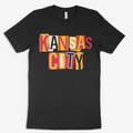 Kansas City Scrapbook Letter Tee